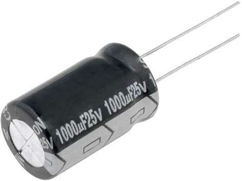 Capacitor Eletrol Tico Uf X V Ded Componentes Eletr Nicos