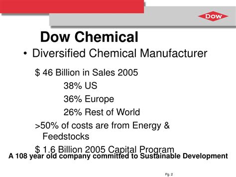 Ppt Dow Chemical Powerpoint Presentation Free Download Id 1385701