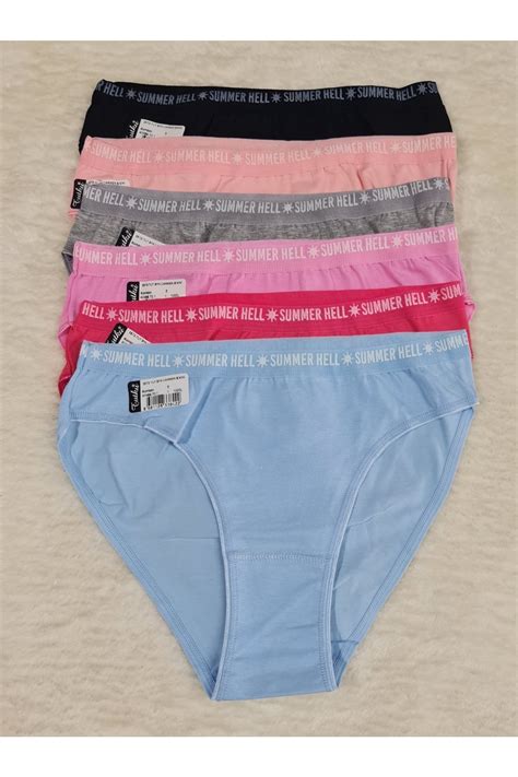Tutku Kadın lı Paket Karışık Renk Carmen Bikini Külot Fiyatı Yorumları Trendyol