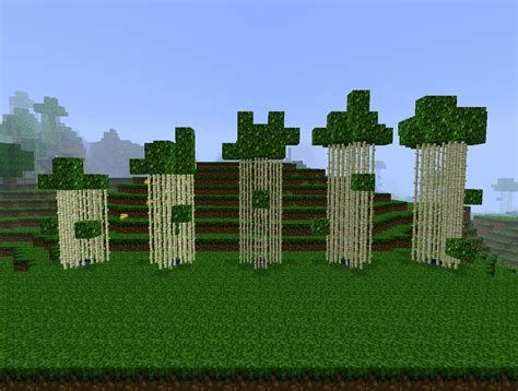 Bamboo forest biome Minecraft Map