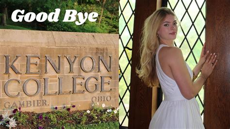 Why Is Kenyon College So Special College Collegelife Graduation