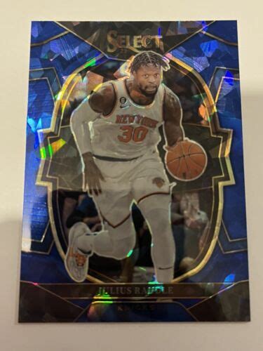 Panini Select Julius Randle Concourse Blue Cracked Ice Prizm