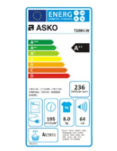 Asko T208H.W DROGER ASK Warmtepomp droger