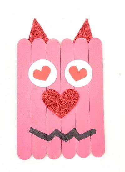 Popsicle Stick Valentine Crafts Simple And Sweet Ideas