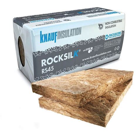 Knauf Rocksilk RS45 Building Slab 1200mm X 600mm All Sizes