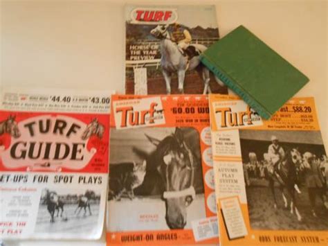 Horse Racing Magazines American Turf Winners Book By Dowst Ephemera