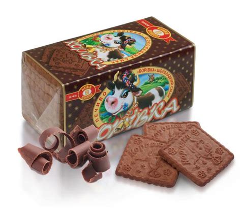 Cookies Korovka with Chocolate Flavor, Biscuit-Chocolate, 6.3oz / 180g ...