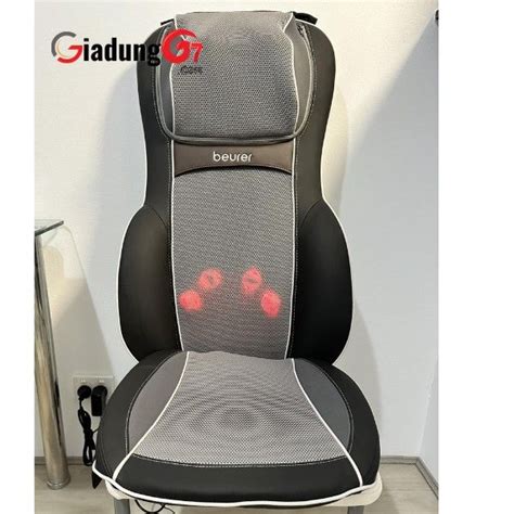 Đệm Ghế Massage Beurer Mg295 Shiatsu Hồng Ngoại điều Chỉnh Chiều Cao