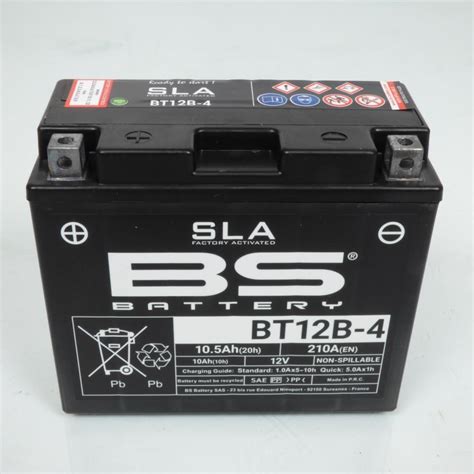 Batterie Sla Bs Battery Pour Auto Yt B V Ah Neuf Ebay