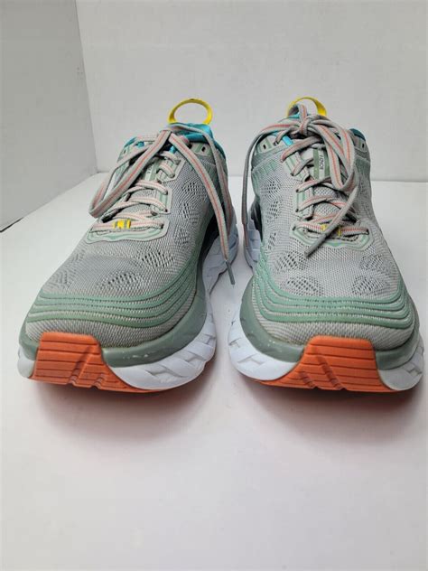 Hoka One One Womens Bondi 6 Running Shoe Vapor Blue Gem