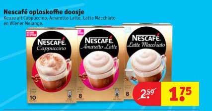 Nescafe Oploskoffie Doosje Aanbieding Bij Kruidvat Folders Nl