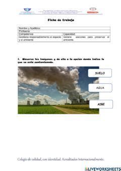 Ficha De Trabajo Idioma Espa Ol O Castellano Curso Nivel Tercero De