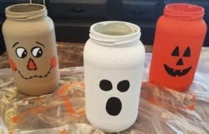 Halloween Jars Diy Scarecrow Pumpkin And Ghost Cassie Smallwood