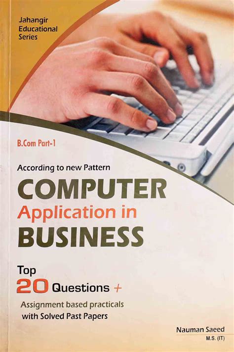 Computer Application In Business Bcom Part 1 Key Book Iftikhar