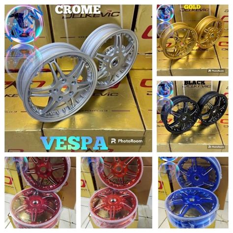 Jual VELG DELKEVIC VELG VESPA UK 300 300x12 Full CNC Vespa Sprint