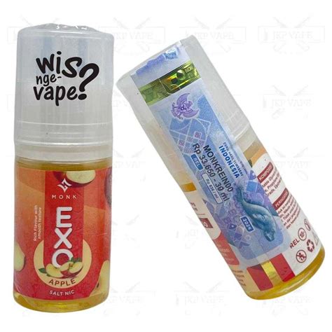 Jual Exo Apple 30ml Salt Nic Liquid Vape By Monk Cloud SaltNic