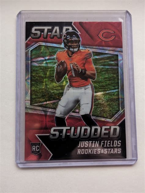 Panini Rookies And Stars Star Studded Justin Fields Chicago Bears