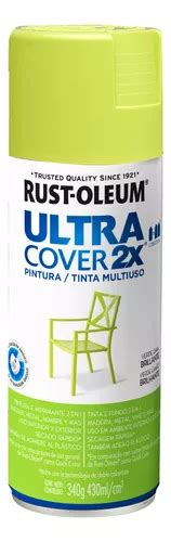 Rust Oleum Ultra Cover Aerosol Verde Lima 430 Ml Pintura Multiuso