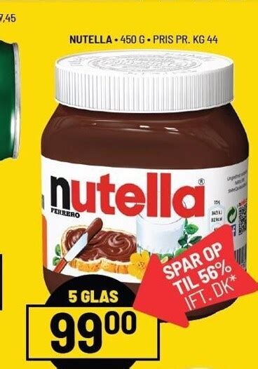 Nutella 5 Gl Tilbud Hos Priss