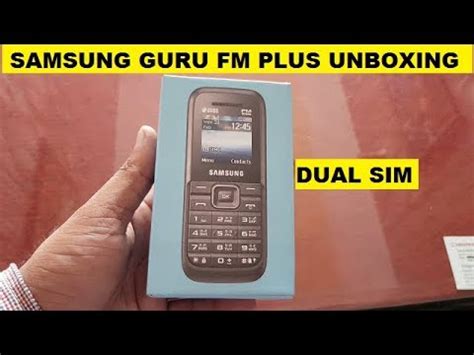 Samsung Guru Fm Plus Dual Sim Unboxing YouTube