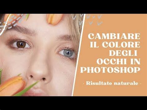 A Woman With Flowers On Her Face And The Words Cambiare Ill Colore