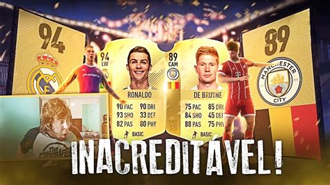 Inacredit Vel Tirei Cristiano Ronaldo E De Bruyne No Mesmo Pack Fifa