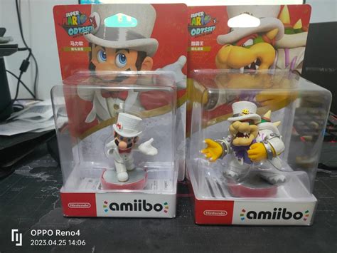 Bowser & Mario (wedding outfit) amiibo, Video Gaming, Video Game ...