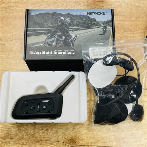 Original Vnetphone V Motorcycle Helmet Bluetooth Intercom Connect