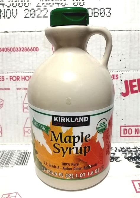 Kirkland Signature Organic Maple Syrup 1L Lazada PH