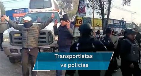 Transportistas intentan sacar sus unidades del corralón y se arma