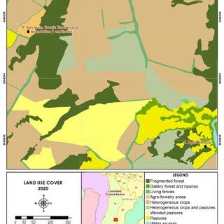 Land use of the Agua Bendita and San Luis farms in 2010 Source ...