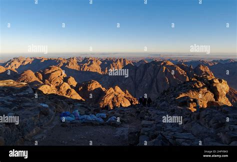 Photo of Sinai Mountain, Mount Moses, a mountain in the Sinai Peninsula ...