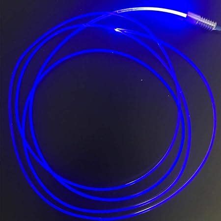 Mm Meters Ft Pmma Optic Fiber Cable Side Glow With V W Led