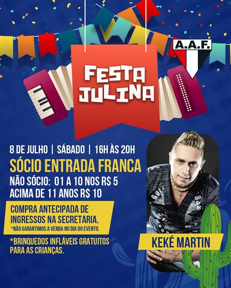 Tudo Pronto Para A Festa Julina Da AAF Clube AAF Botucatu