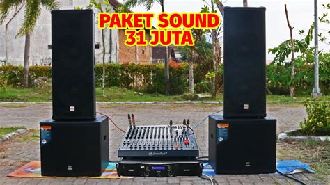 Paket Sound System Juta Cocok Buat Gedung Dan Outdoor Youtube