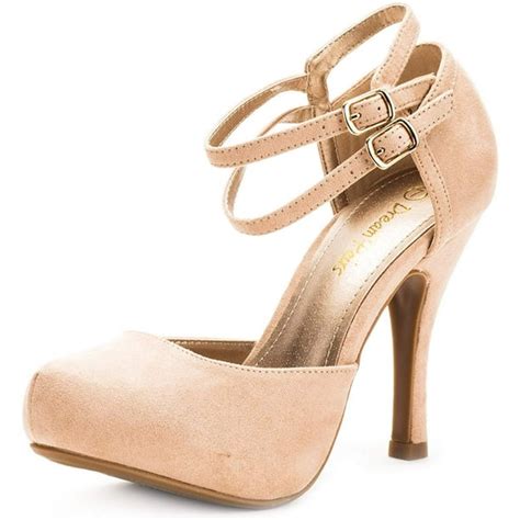 Dream Pairs Womens Classy Mary Jane Double Ankle Strap Almond Toe High