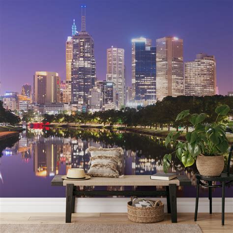 Melbourne Skyline 1 | WALLPAPER - Grafico Group