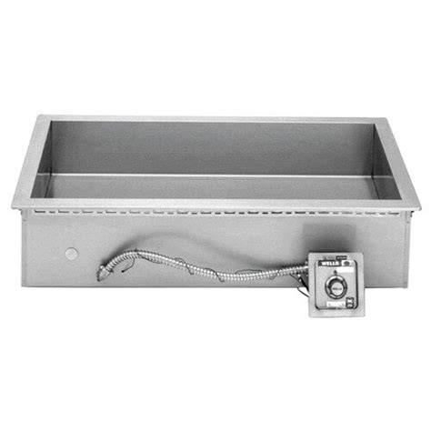 Wells 5P HT300 Bain Marie Style 3 Pan Drop In Hot Food Well With Drain Top Mount Thermostat