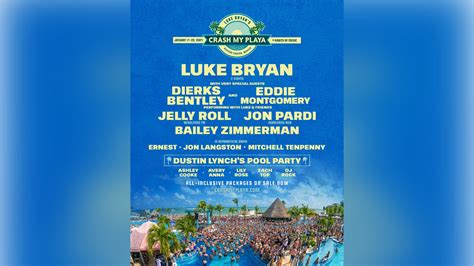 Luke Bryan Reveals Final Lineup For Crash My Playa 2024 MusicRow