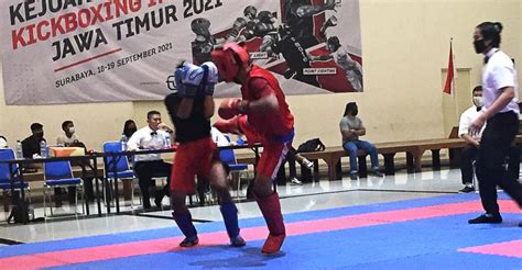 Kembali Bergeliat Kejuaraan Kickboxing Jawa Timur Diikuti Ratusan