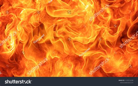 Abstract Blaze Fire Flame Texture Background Stock Photo 1137212228 ...