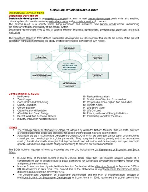 Sustainability And Strategic Audit Midterm Reviewer Sustainability