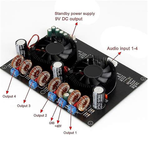 Tpa3255 Digital D Hifi O Amplifier Board 300wx4 High Amplifier Board