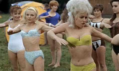 Barbara Windsor S Iconic Carry On Camping Bikini Sold For