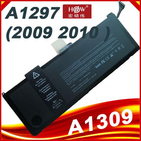 ☁a1297 A1309 Battery For Apple Macbook Pro 17 A1297 Early 2009 Mid 2009 Mid 2010 Mc226 A Mc226