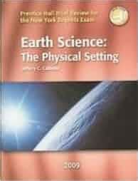 Earth Science The Physical Setting Prentice Hall Brief Review For