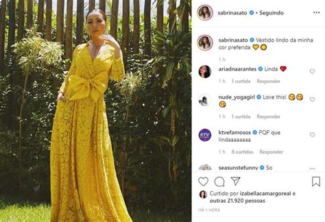 Sabrina Sato Surge Em Vestido Nada B Sico E Detalhe Curioso Chama A Aten O