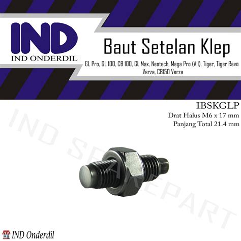 Baut Baud Mur Setelan Stelan Klep Valve Set Sport Honda Sport Honda GL