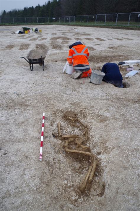 Saxon Cemetery Discovered At Bulford Wiltshire