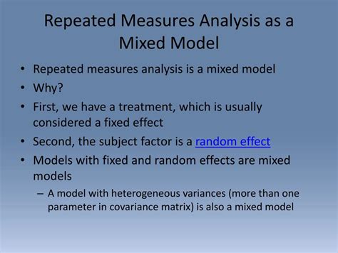 Ppt Repeated Measurements Analysis Powerpoint Presentation Free Download Id 3278793